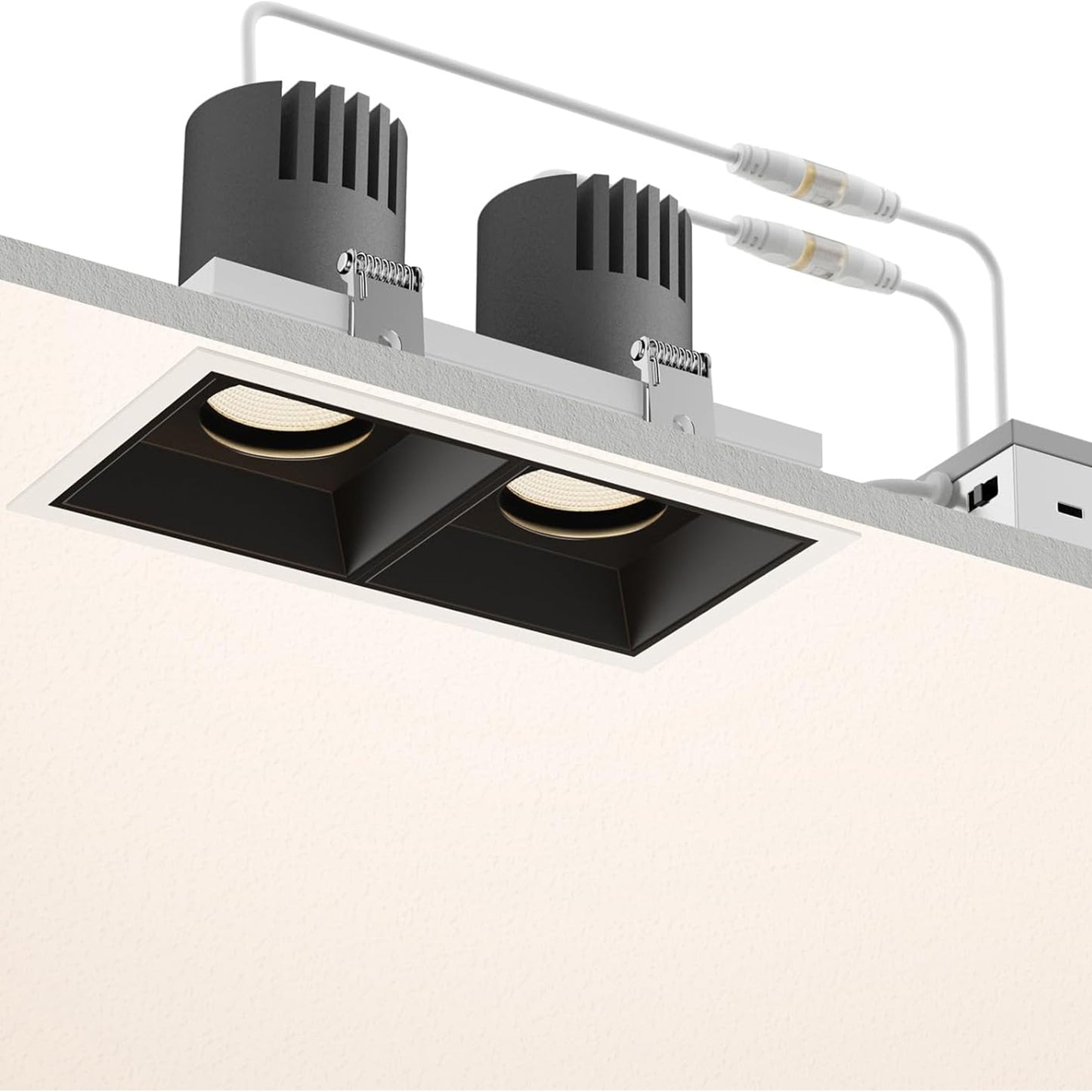 24W LED Recessed Trim Dimmable Square Spotlight