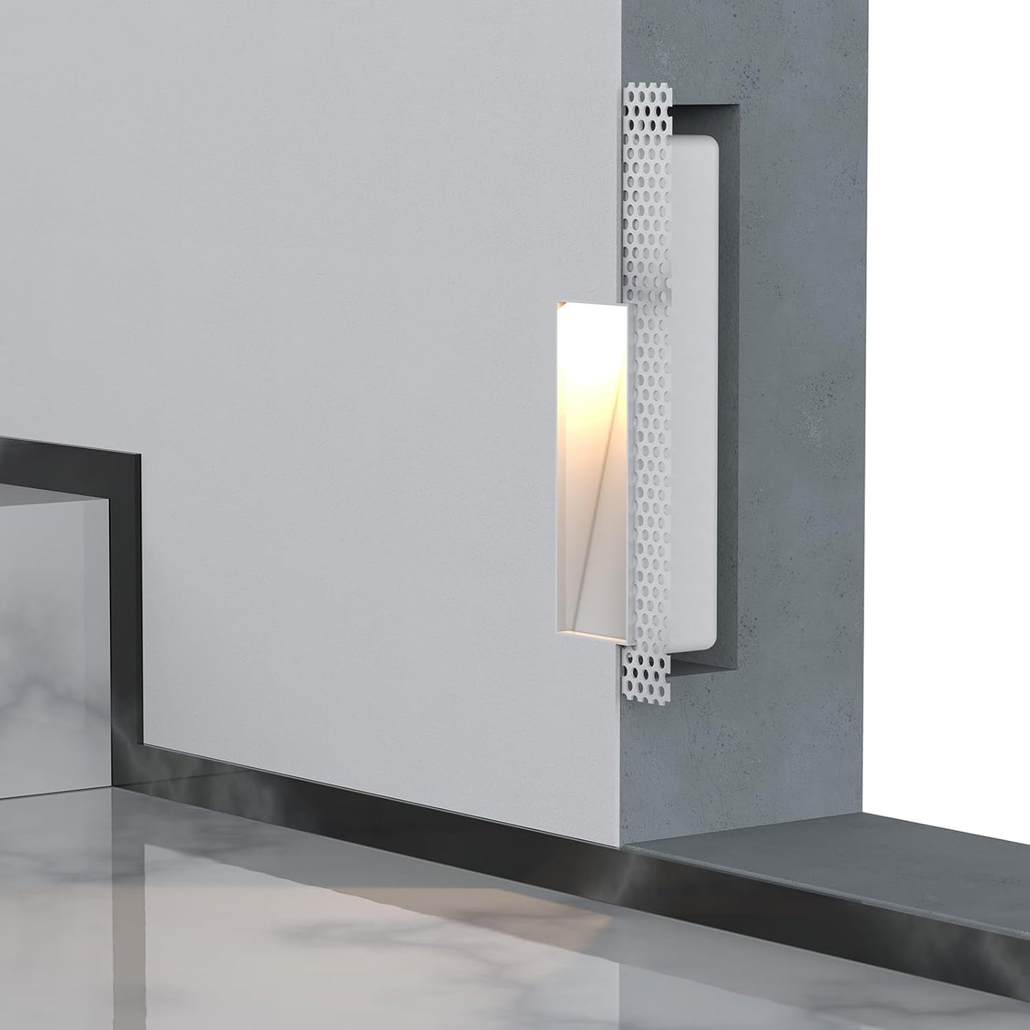 LED Recessed Trimless Step Light 3000K