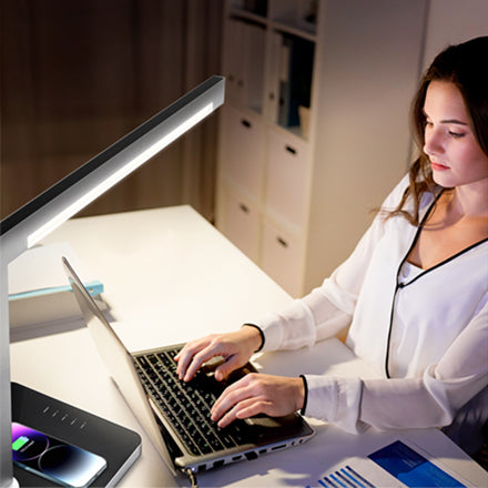 LED Desk Lamp with Wireless Charging