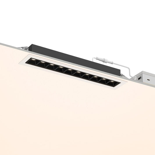 10W Recessed Linear Spotlight, CCT 3000K-6500K Downlight with Trim