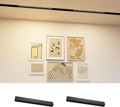 15W 3CCT Linear Spotlight Lamp Head,24V Magnetic Track Lighting Lamp
