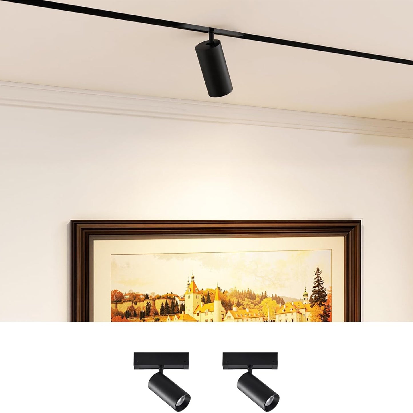 18W Dimmable Spotlight 3CCT Magnetic Track Light Head 24V