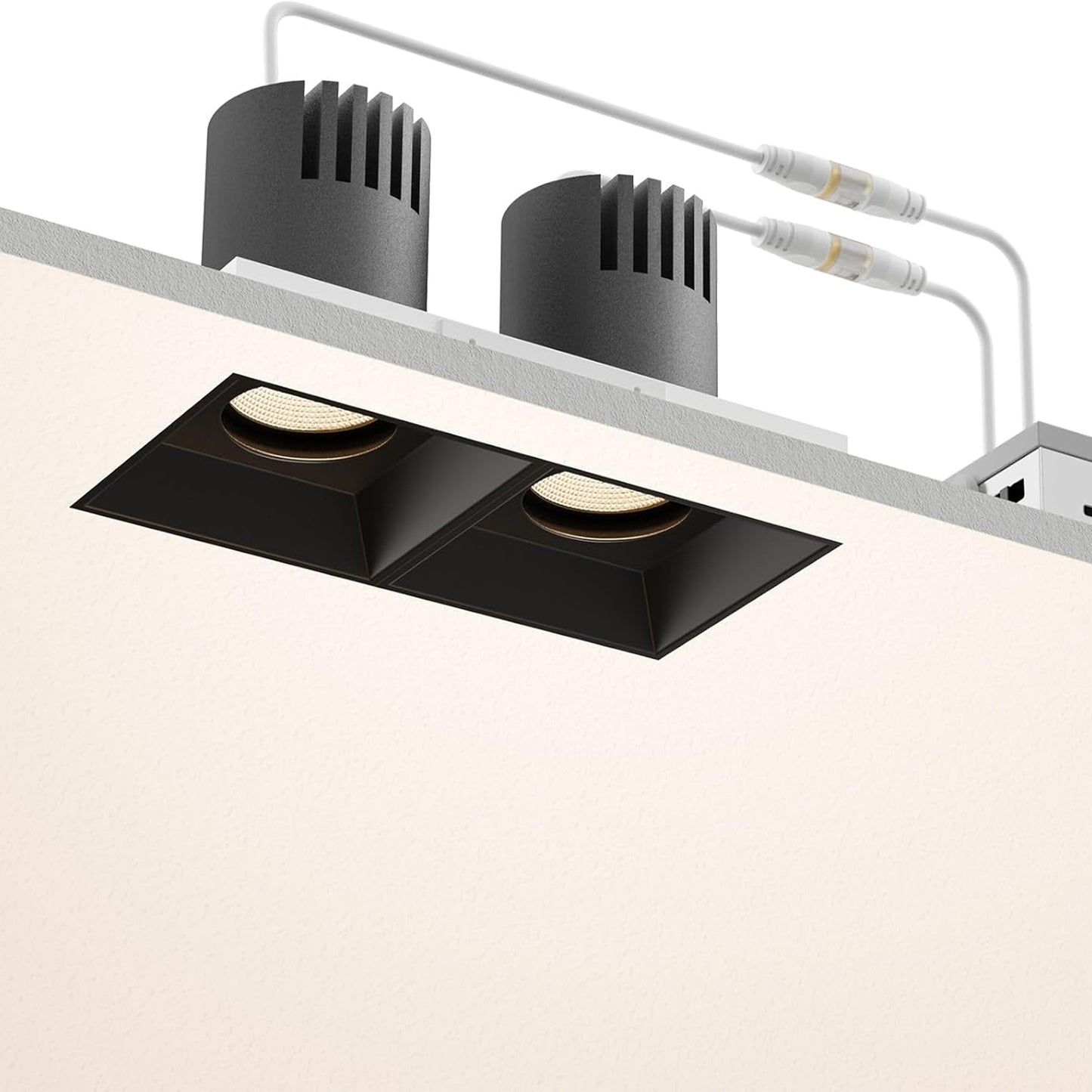 24W LED Recessed Trim Dimmable Square Spotlight