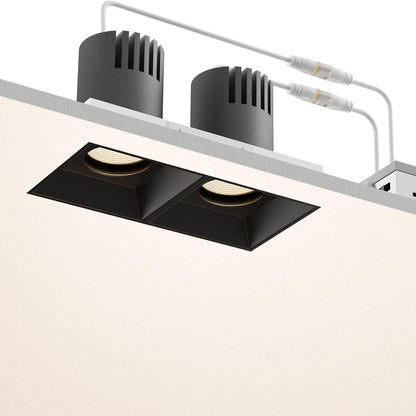 24W LED Recessed Trim Dimmable Square Spotlight
