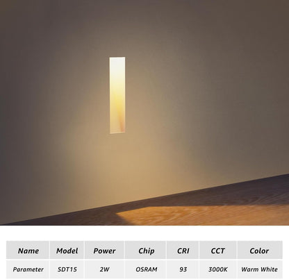 LED Recessed Trimless Step Light 3000K