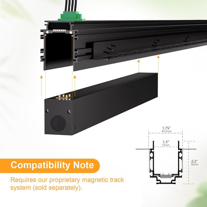 Magnetic Floodlight Track Head, 24V 15W CCT