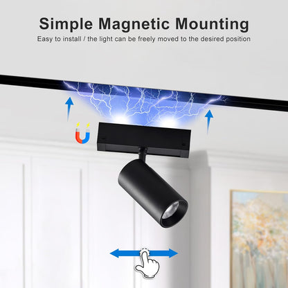 7W 3CCT Spotlight Downlight Magnetic LED Track Lighting Head