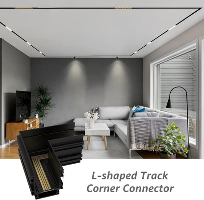 90-Degree Corner Connector for 4-Wire Magnetic Track Lighting