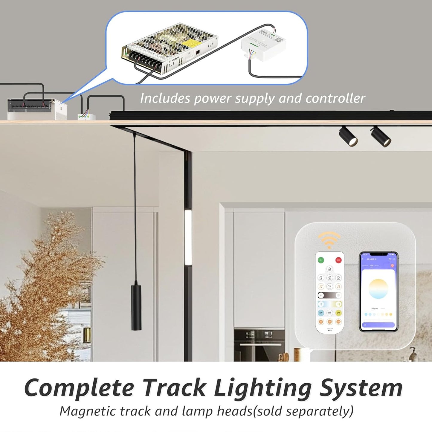 200W Low Voltage LED Power Driver Transformer with LED Controller