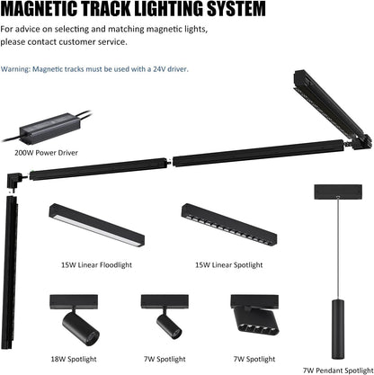 90-Degree Corner Connector for 4-Wire Magnetic Track Lighting