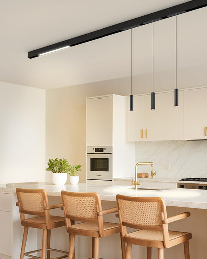 3.3FT 4-Wire Ceiling Mounted Magnetic Track Lighting Rail