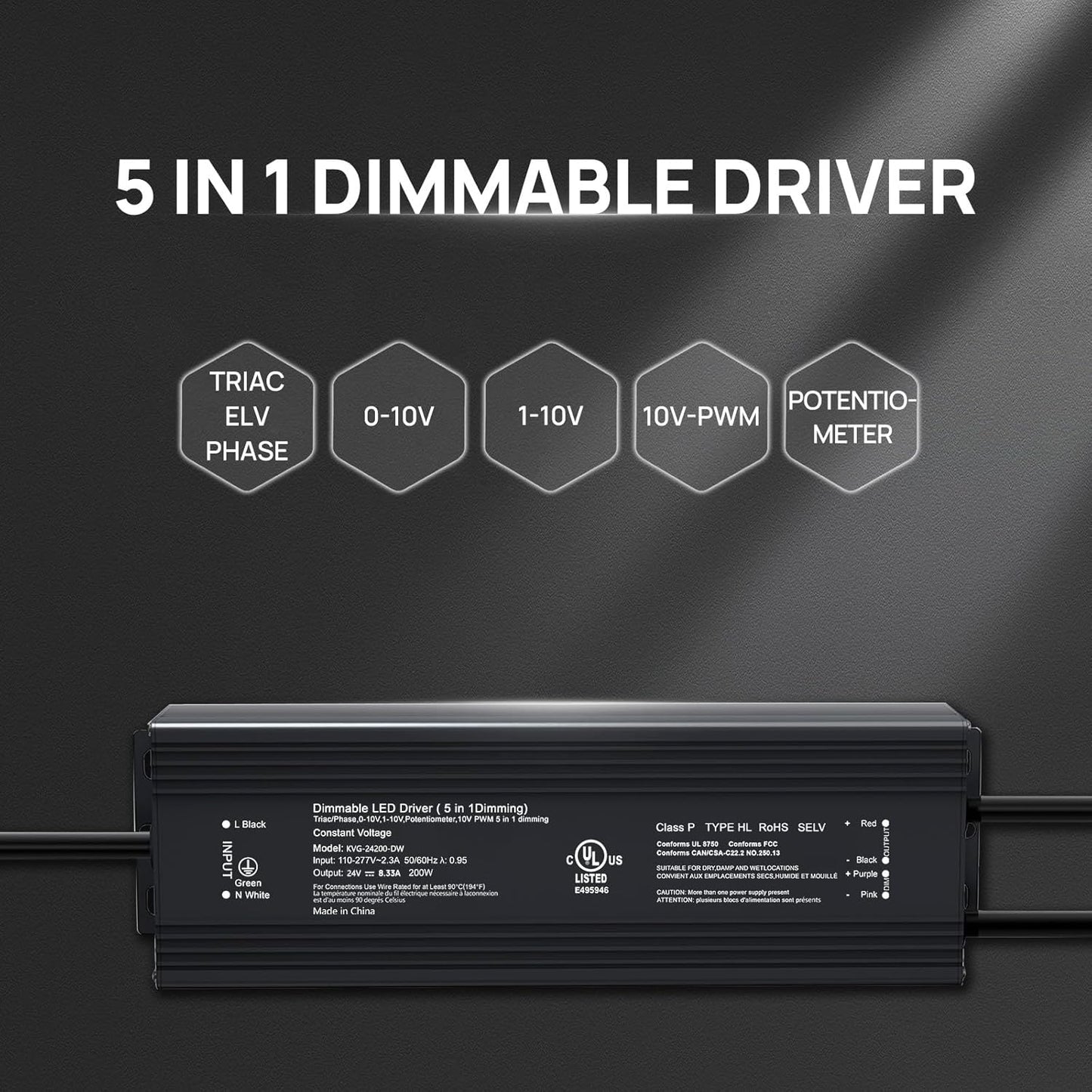 24V 200W Dimmable LED Driver