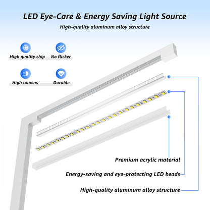 LED Desk Lamp with Wireless Charging