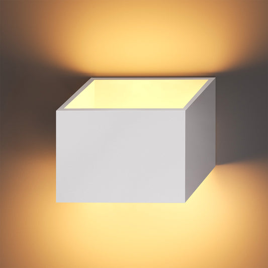 Recessed Wall Light, 3000K Warm White, 7W LED Wall Lamp, IP65 Waterproof